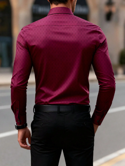 manfinity mode men's business casual embossed design long sleeve shirt men satin shirt red dress shirt for men satin men shirt men silk shirts men burgundy shirt business casual men shirt dress shirt for men red mens luxury shirts men designer shirts old money,daily leisure, weekend trips, outdoor activities, travel expeditions, relaxed work environments or semi formal occasions, boyfriend/husband gift, anniversary /birthday gift party christmas new years wedding manfinity mode men's business casual embossed design long sleeve shirt men satin shirt red dress shirt for men satin men shirt men silk shirts men burgundy shirt business casual men shirt dress shirt for men red mens luxury shirts men designer shirts old money,daily leisure, weekend trips, outdoor activities, travel expeditions, relaxed work environments or semi formal occasions, boyfriend/husband gift, anniversary /birthday gift party christmas new years wedding